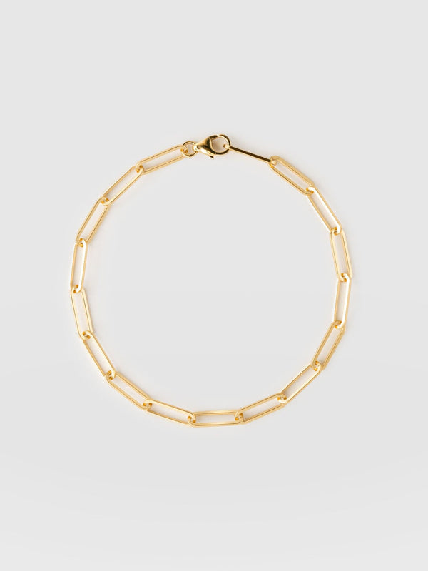 Link Chain Bracelet Gold - Women's Jewellery | Saint + Sofia® USA