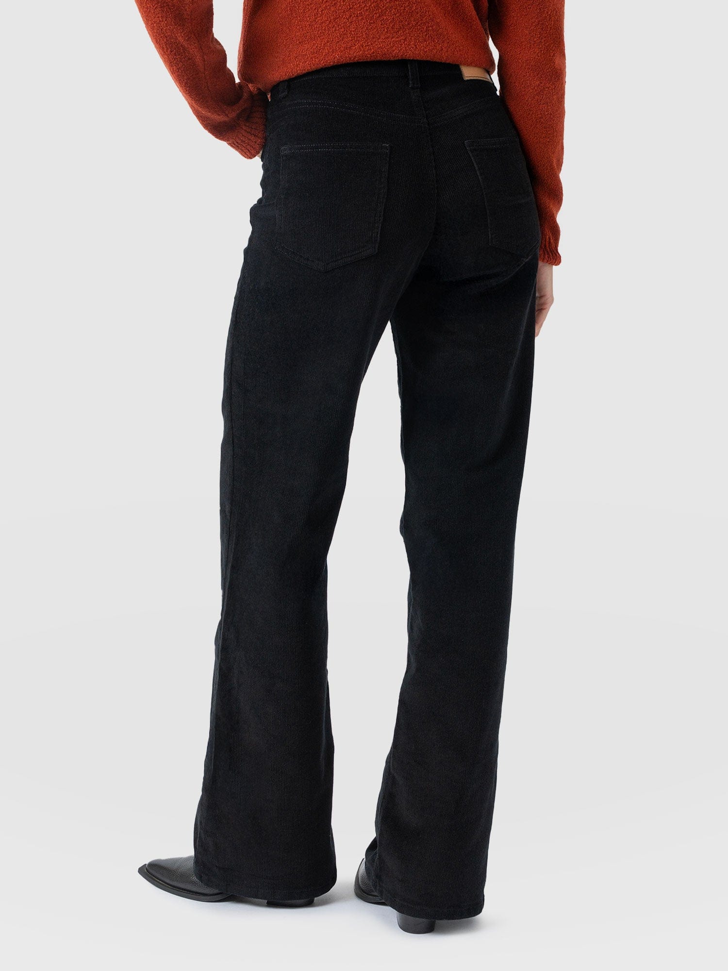 Maeve Wide Leg Pant - Black Cord - Women's Pants | Saint + Sofia® USA