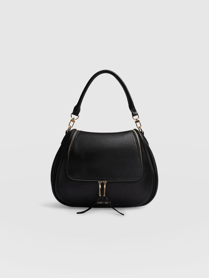Marlowe Messenger Bag - Black - Women's Handbags | Saint + Sofia® USA