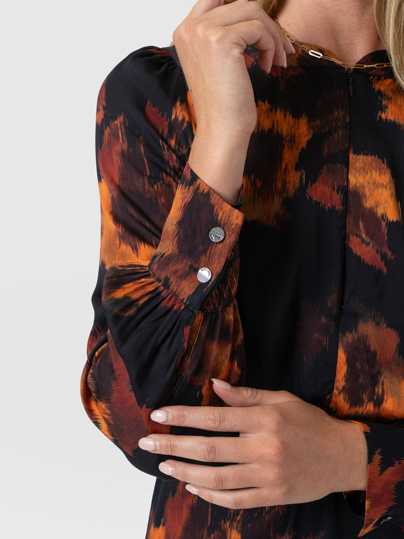 Mini Adaline Zip Up Dress - Autumn Floral - Women's Dresses | Saint + Sofia® USA