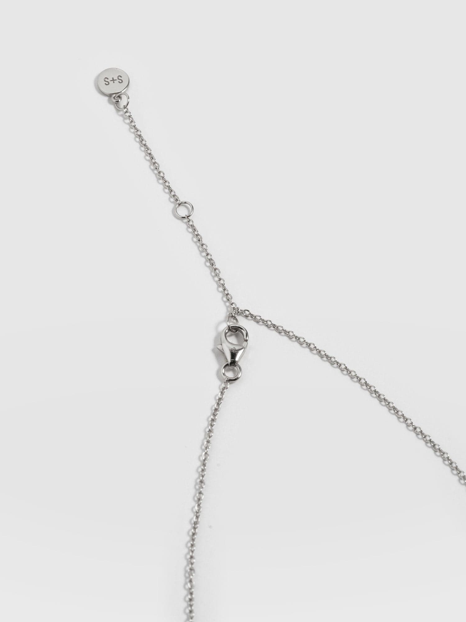 Molten Disc Charm Necklace Silver - Women's Jewellery | Saint + Sofia® USA