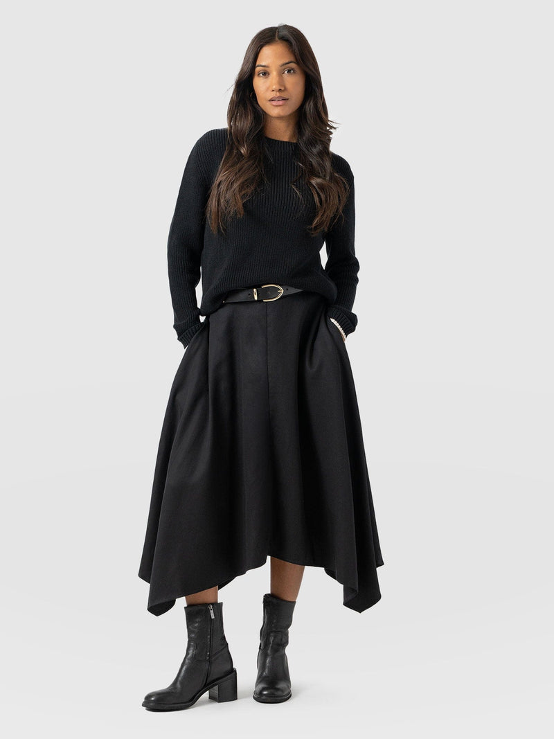 Noho Skirt Black - Women's Skirts | Saint + Sofia® USA