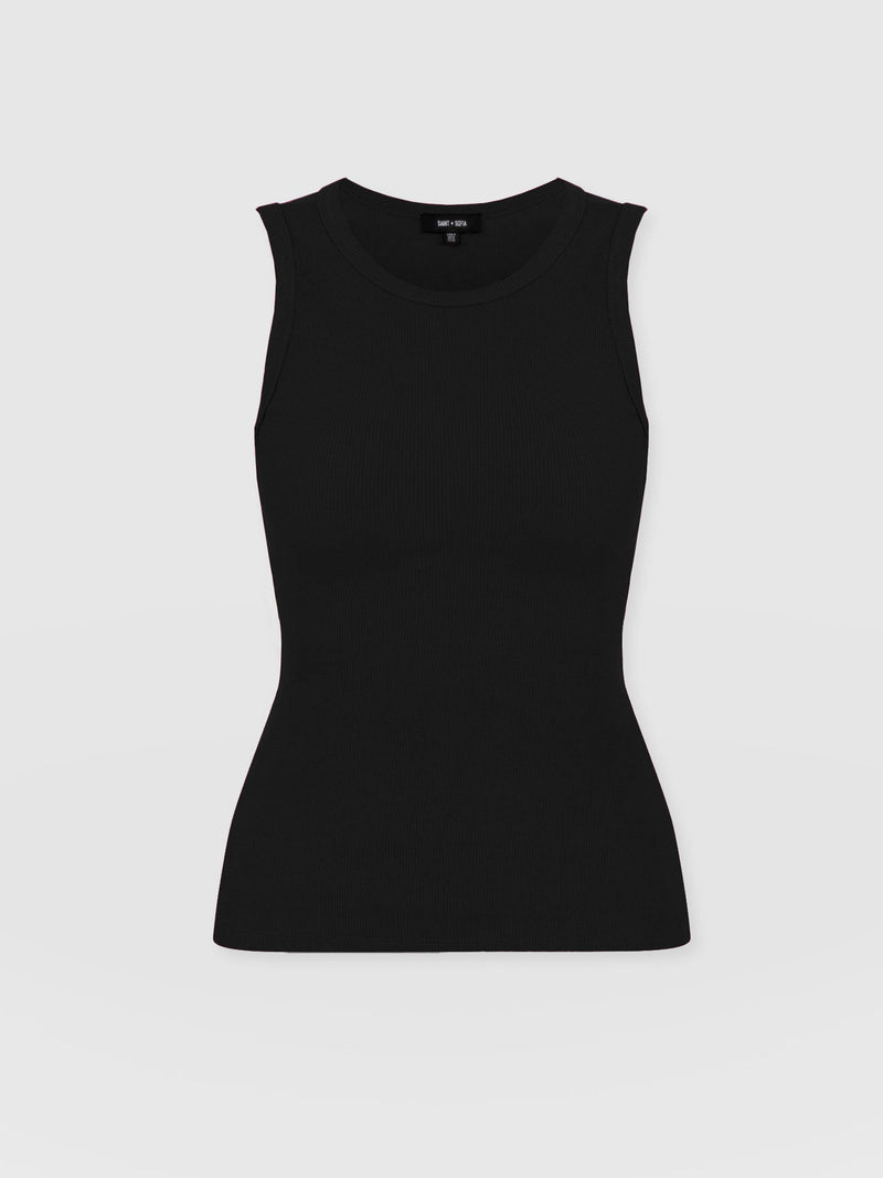 Nova Racer Vest - Black - Women's Vests | Saint + Sofia® US