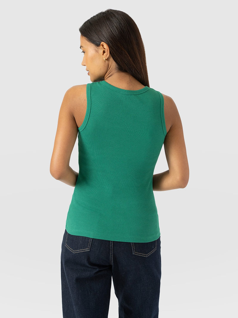 Nova Racer Vest - Sea Green - Women's T-shirts | Saint + Sofia® USA