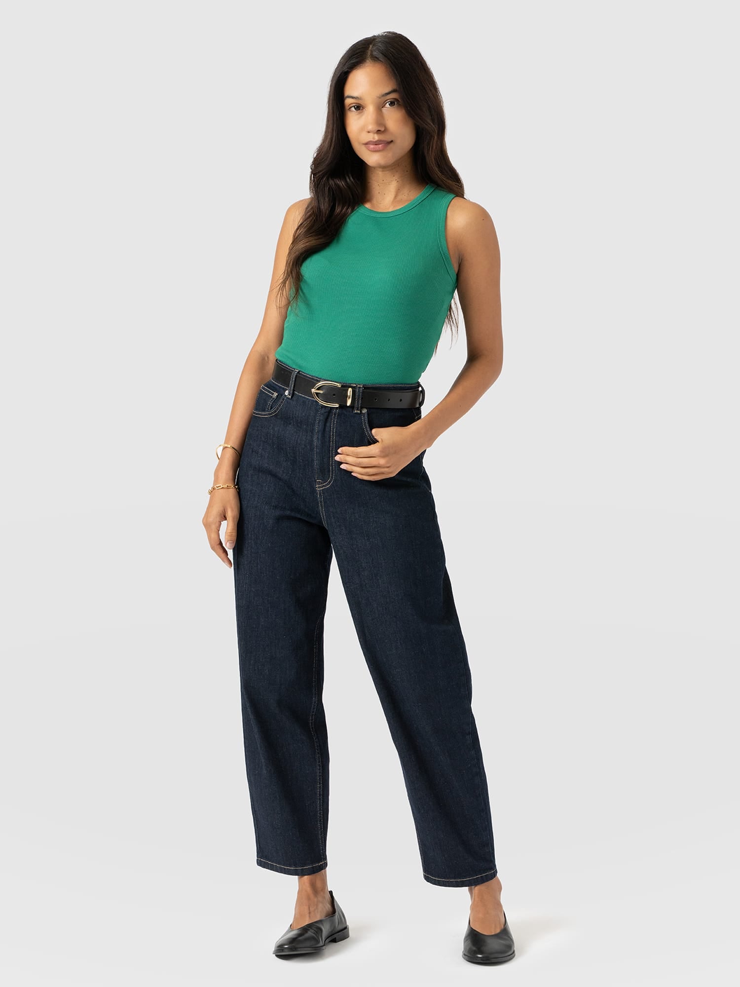 Nova Racer Vest - Sea Green - Women's T-shirts | Saint + Sofia® USA