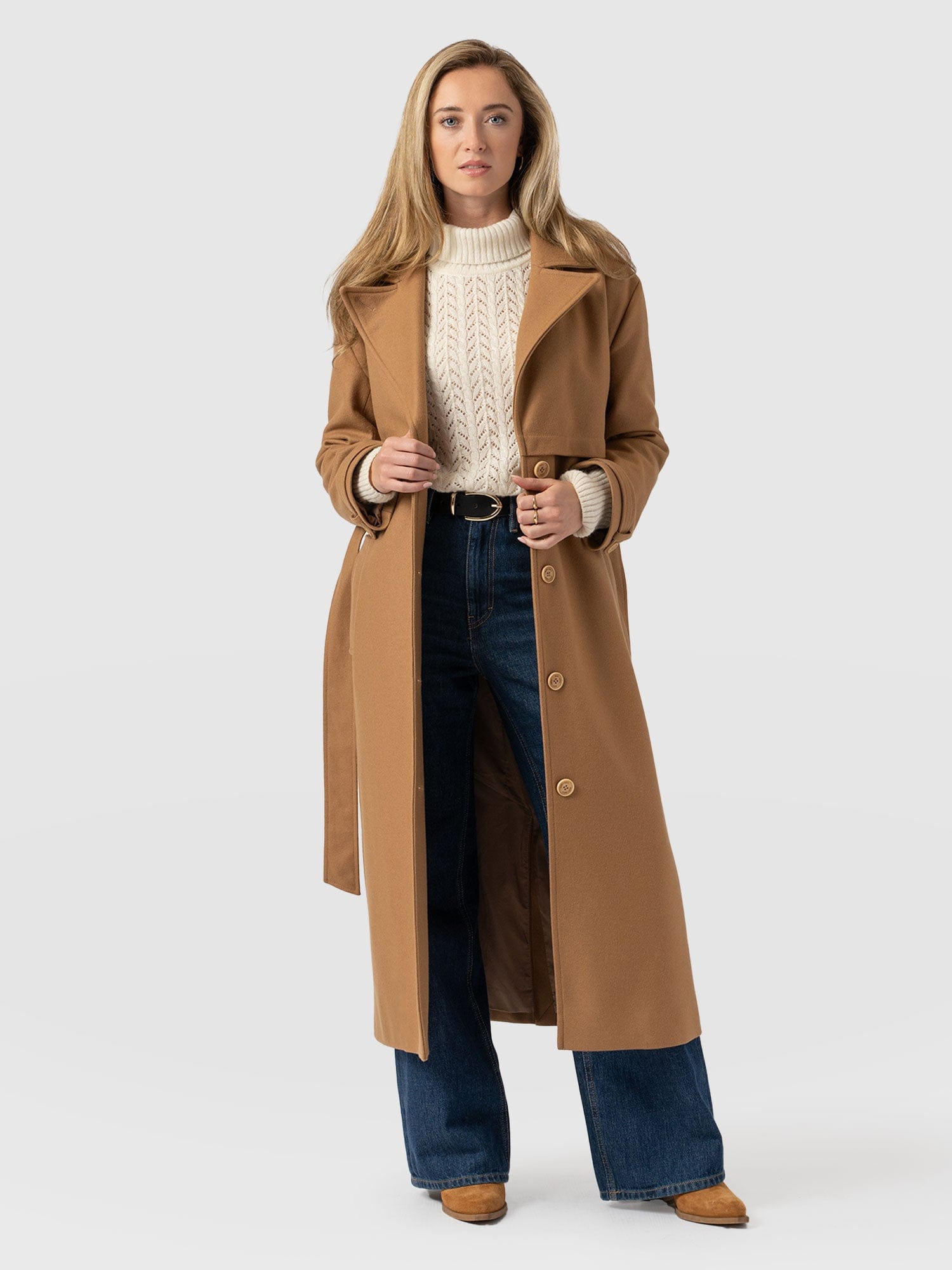 Odette Coat Camel Women s Wool Coats Saint Sofia USA