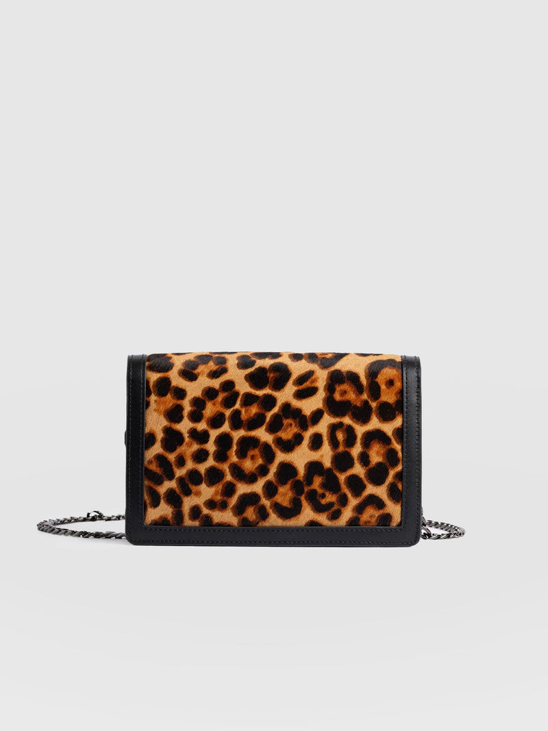 Primrose Chain Wallet Bag Leopard - Women's Bags | Saint + Sofia® US