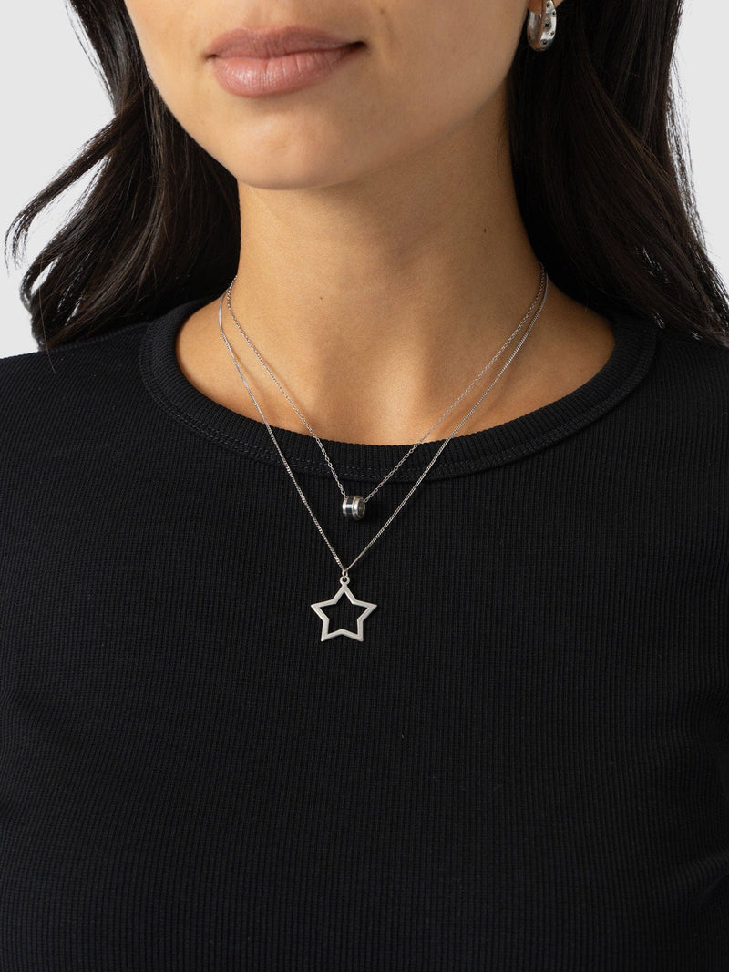 Ribbed Long Sleeve Tee - Black - Women's T-shirts | Saint + Sofia® USA
