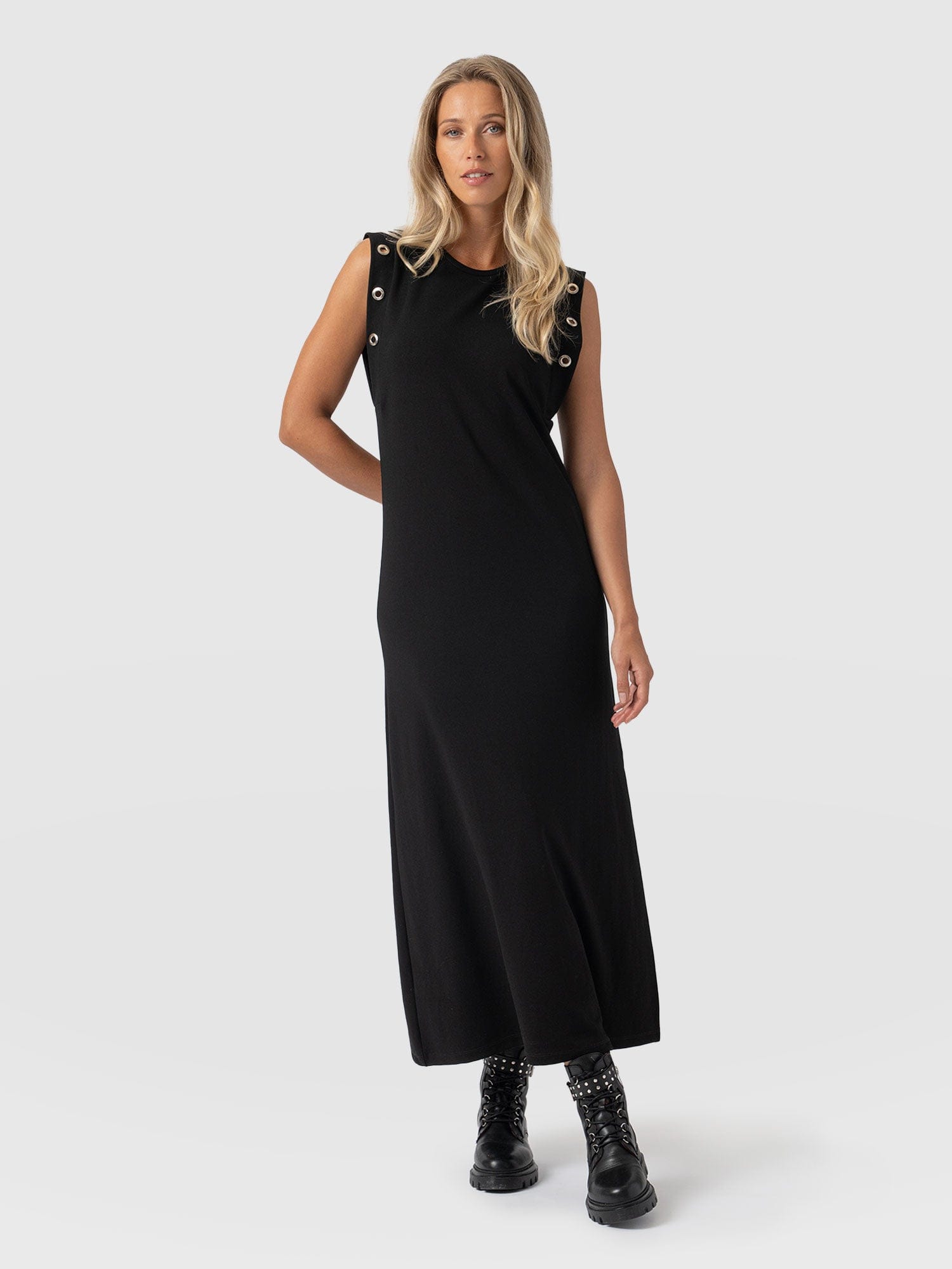 Rowan Dress Black Eyelet - Women's Dresses