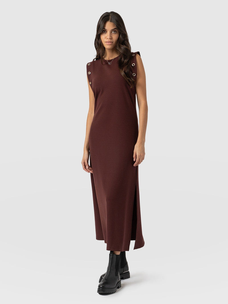 Rowan Dress Maroon - Women's Dresses | Saint + Sofia® US