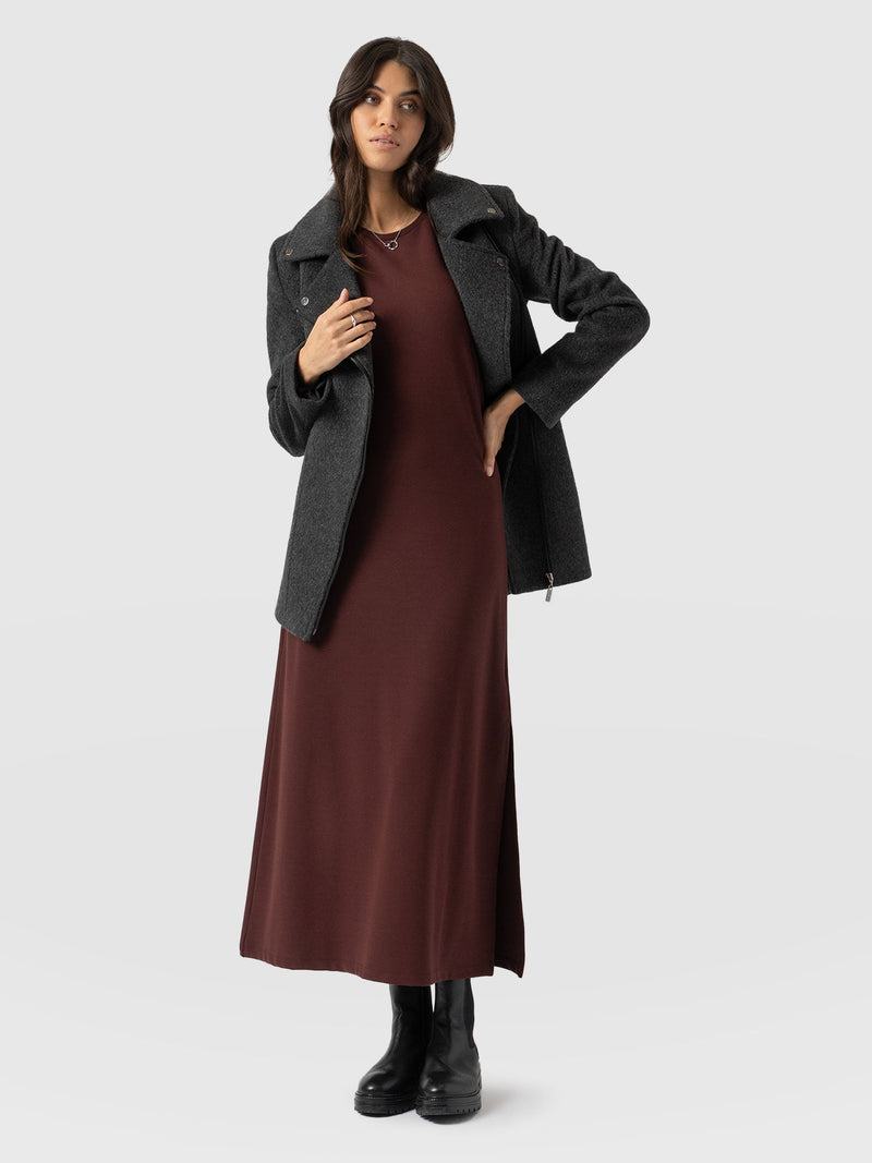 Rowan Dress Maroon - Women's Dresses | Saint + Sofia® US