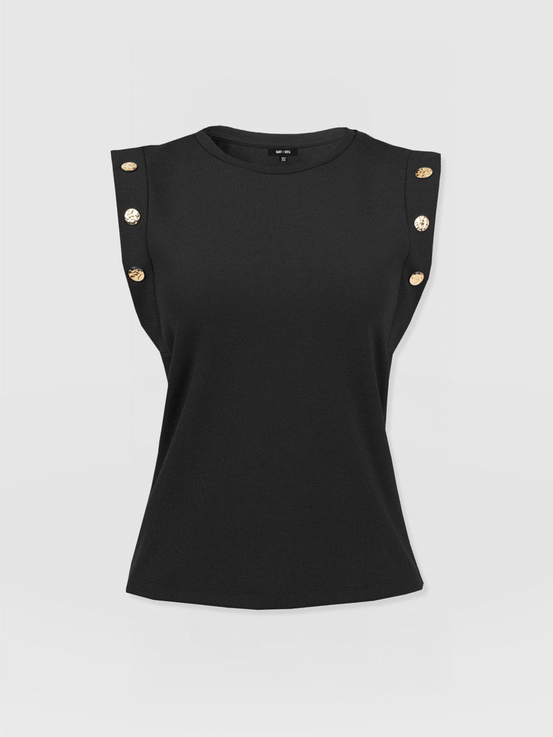 Rowan Tee - Black - Molten - Women's T-shirts | Saint + Sofia? USA