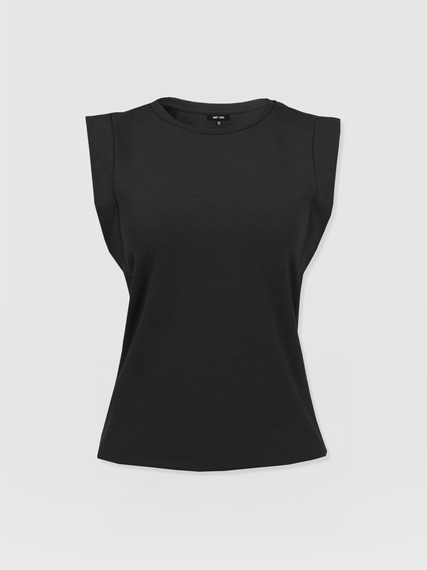 Rowan Tee - Black - Women's Sweaters | Saint + Sofia® USA
