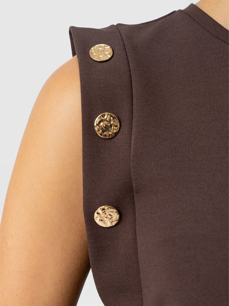 Rowan Tee - Brown - Molten - Women's T-shirts | Saint + Sofia? USA