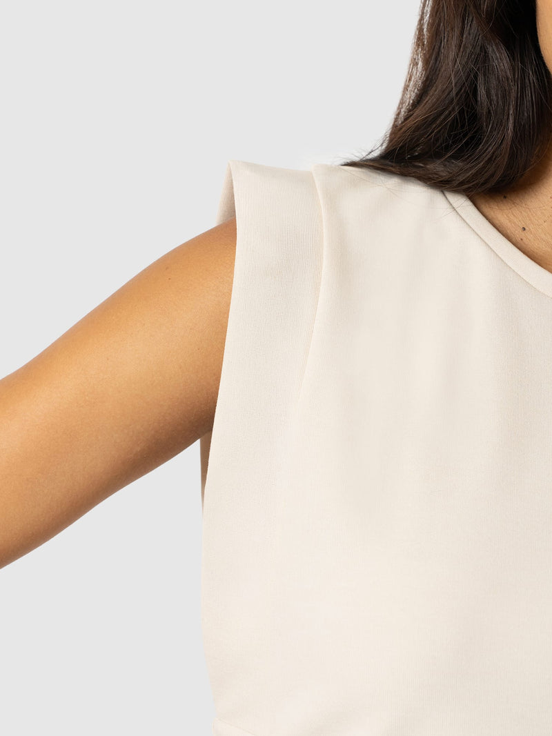 Rowan Tee - Cream - Women's T-shirts | Saint + Sofia® USA