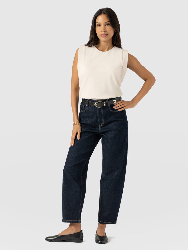 Rowan Tee - Cream - Women's T-shirts | Saint + Sofia® USA