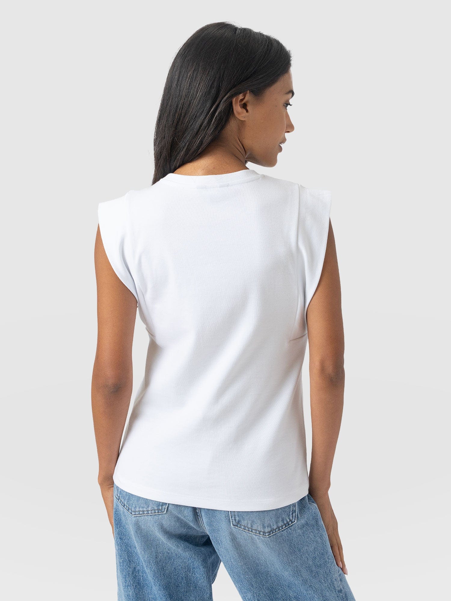 Rowan Tee - White Molten - Women's T-shirts | Saint + Sofia® USA