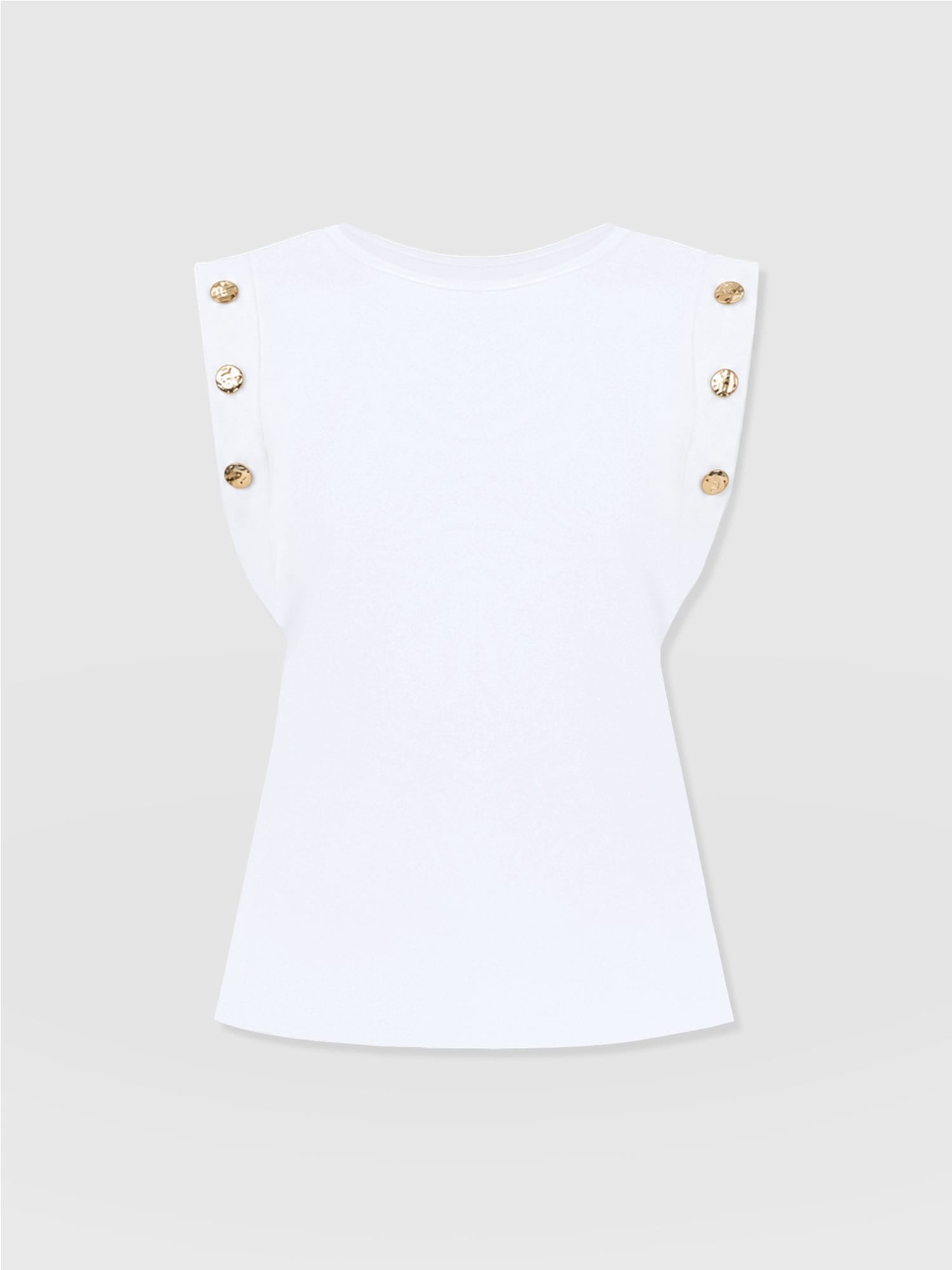 Rowan Tee - White Molten - Women's T-shirts | Saint + Sofia® USA