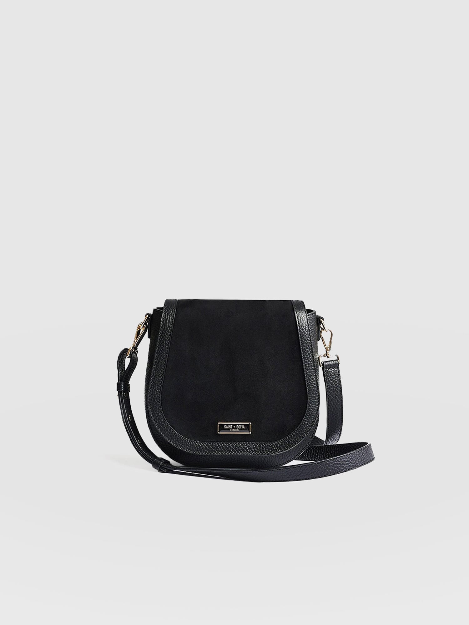 Saddle Bag Black - Women's Purses | Saint + Sofia® USA