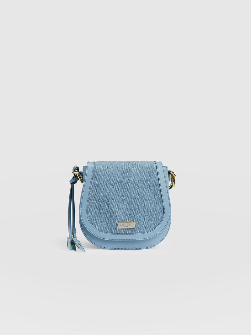 Saddle Bag - Denim - Women's Handbags | Saint + Sofia® USA