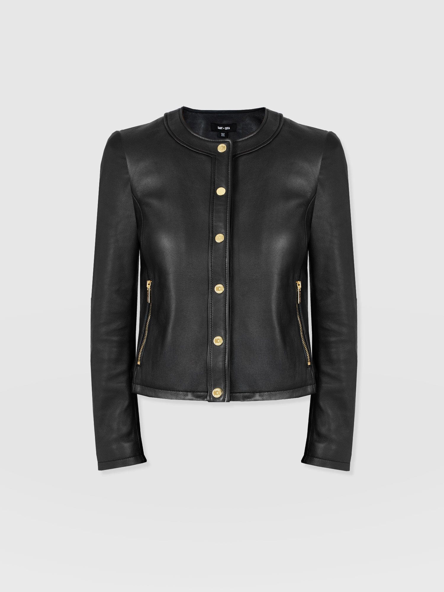 Skye Jacket - Black - Women's Leathers | Saint + Sofia® USA