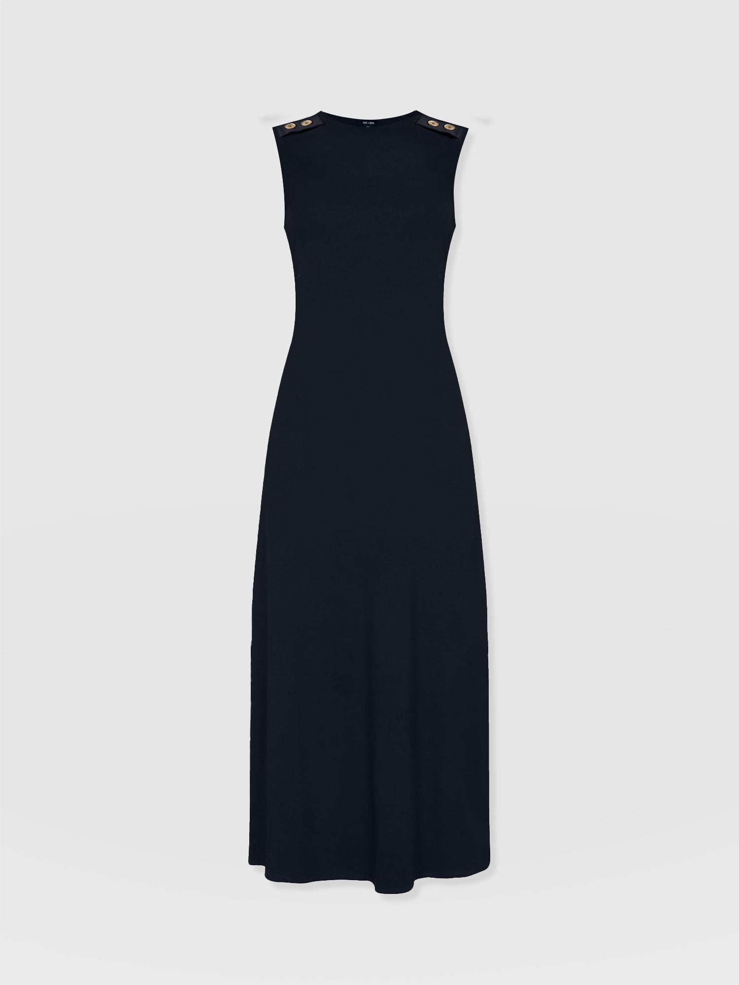Sleeveless Runway Maxi Dress - Navy - Women's Dresss | Saint + Sofia® USA