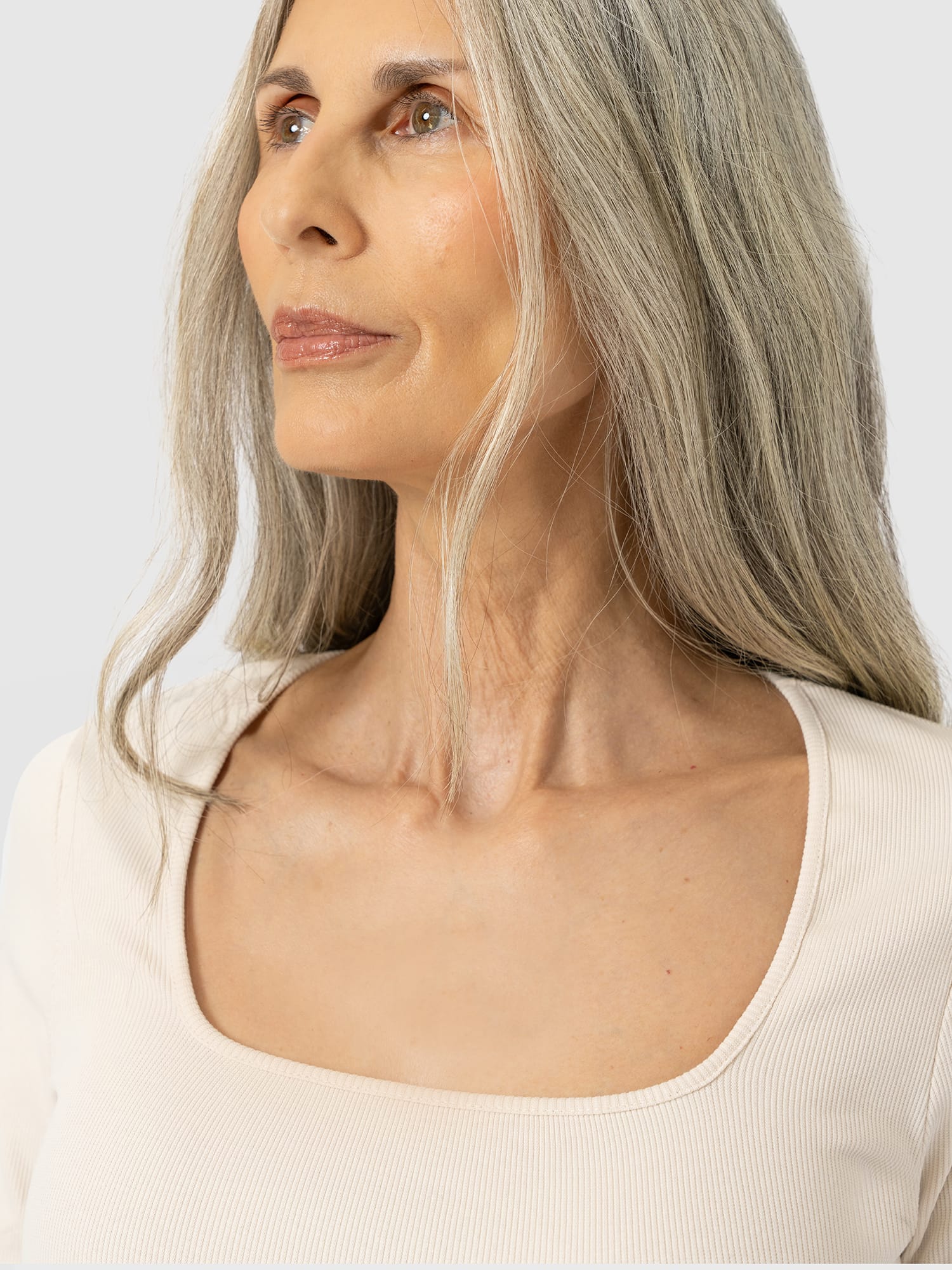 Sloane Ribbed Top Cream - Women's Tops | Saint and Sofia® USA