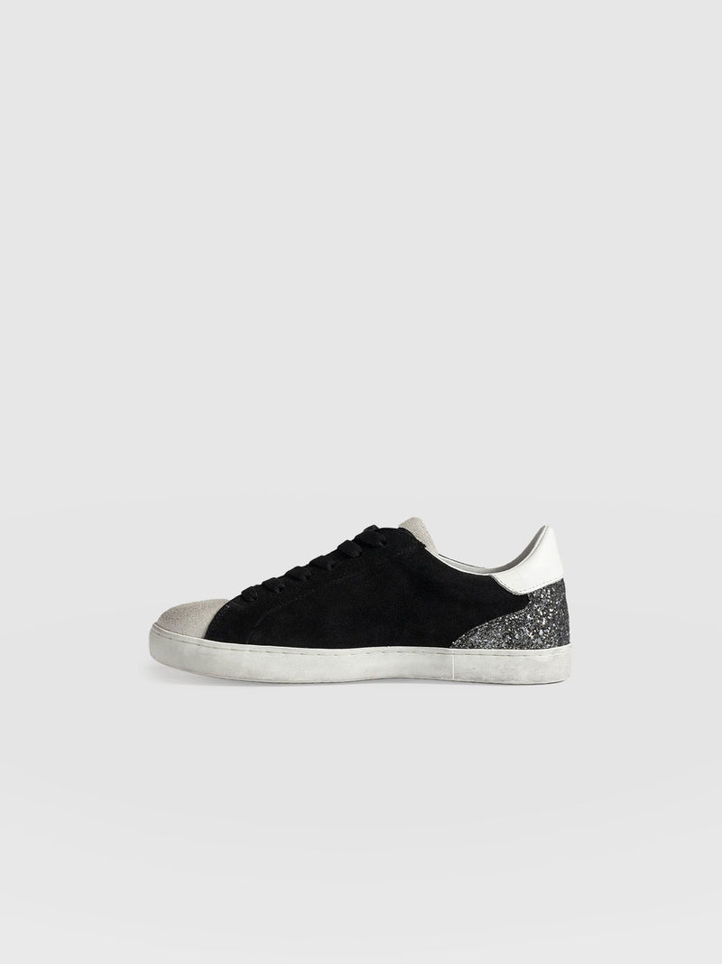 Spitalfields Sneakers Black Suede - Women's Sneakers | Saint + Sofia® US
