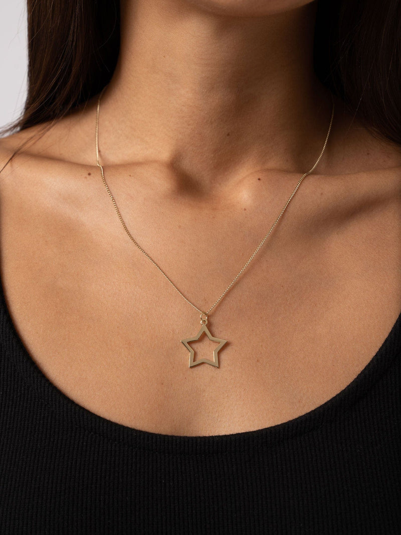 Star Pendant Necklace Gold - Women's Necklaces | Saint + Sofia® USA
