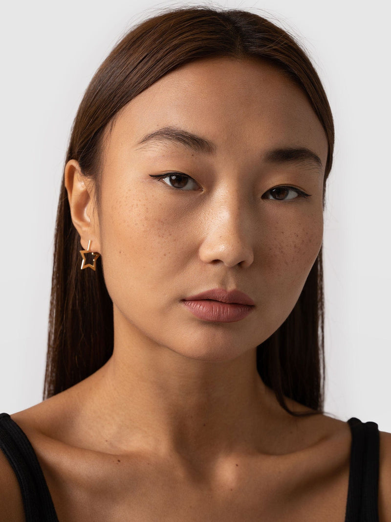 Star Stud Earrings Gold - Women's Earrings | Saint + Sofia® USA