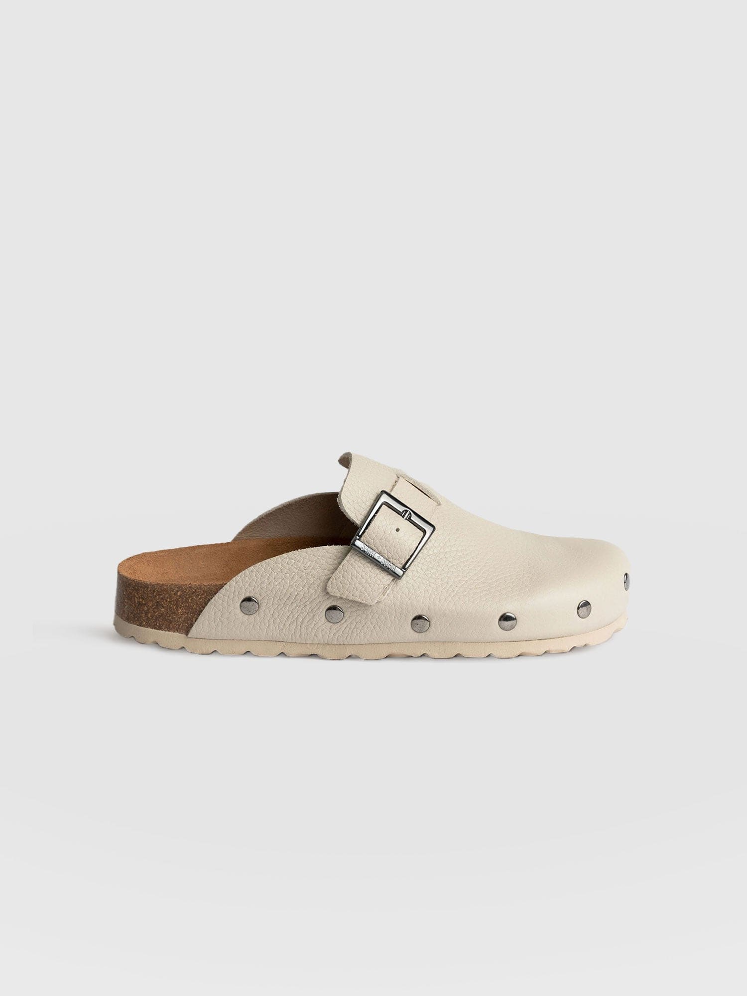 Studded Clogs Cream