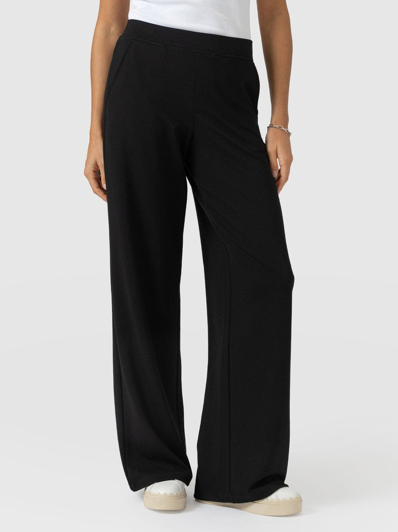 Victory Straight Leg Pant - Black - Women's Pants | Saint + Sofia® USA
