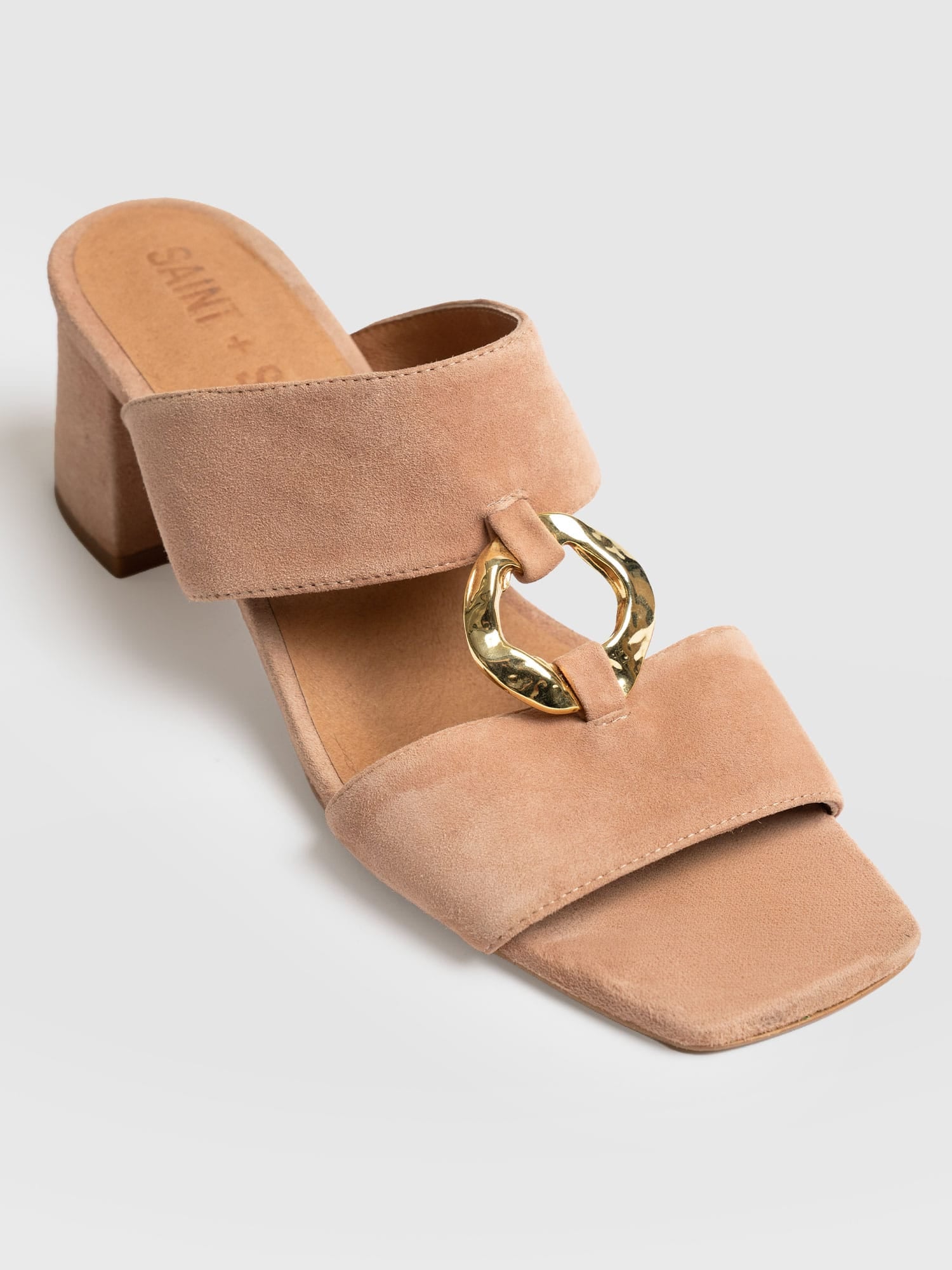 Vivienne Heeled Mules - Blush - Women's Shoes | Saint + Sofia® USA