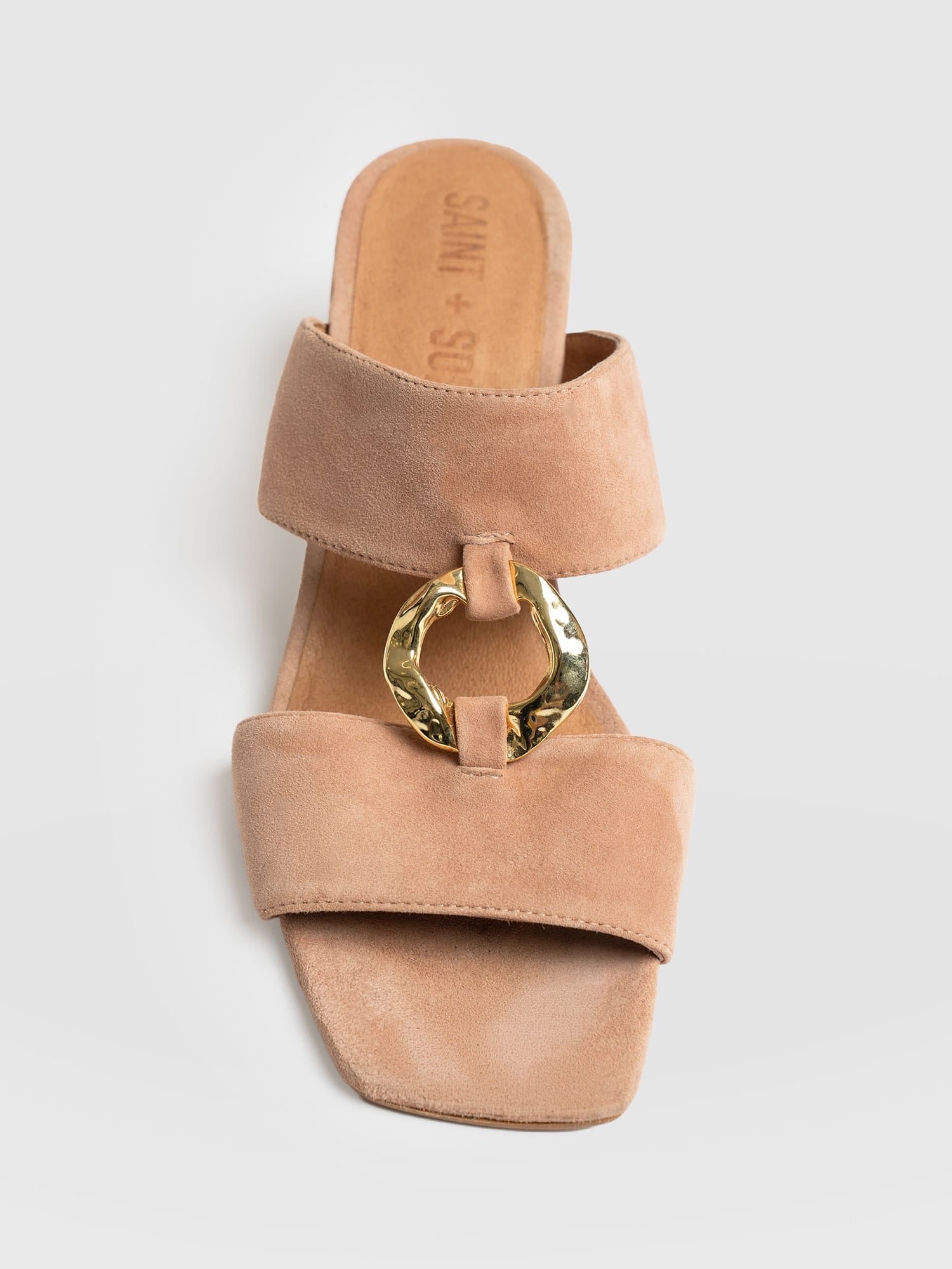 Vivienne Heeled Mules - Blush - Women's Shoes | Saint + Sofia® USA