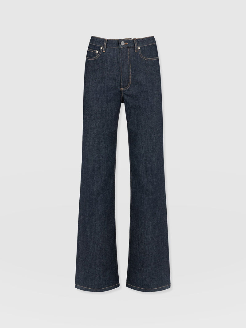 Wide Leg Jean - Indigo Blue - Women's Jeans | Saint + Sofia® US