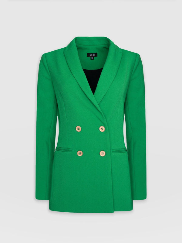 Cambridge Blazer Emerald Green - Women's Blazers | Saint + Sofia® UK