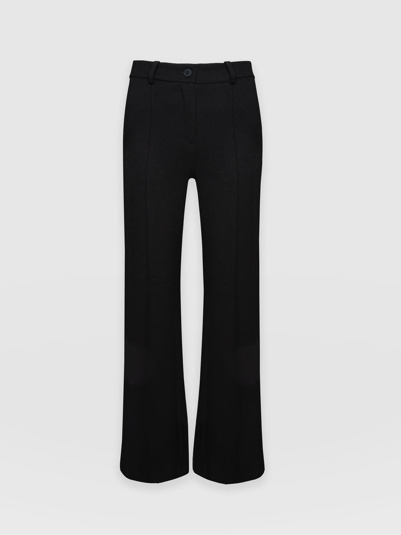 Cambridge Tailored Wide Leg Pant Black - Women's Pants | Saint + Sofia® USA