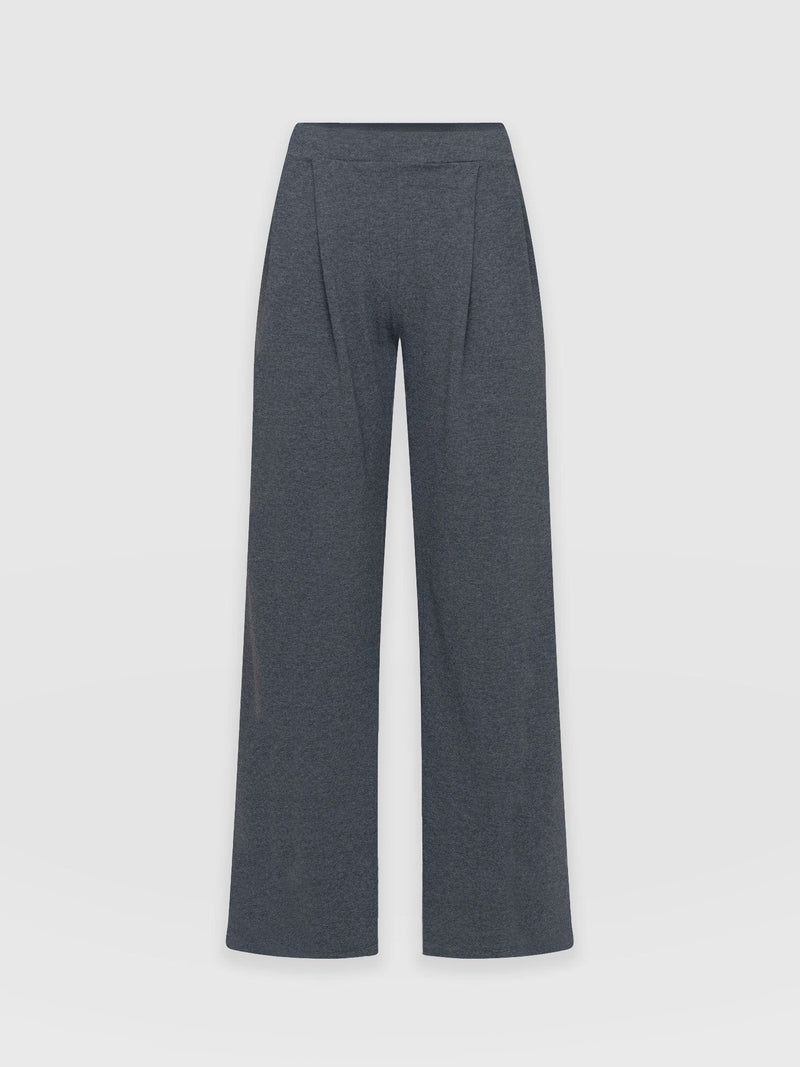 Camden Wide Leg Pant Charcoal - Women's Pants | Saint + Sofia® USA