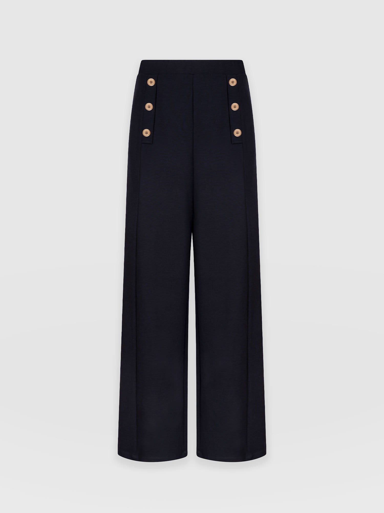 Chelsea Pant Navy Jersey - Women's Pants | Saint + Sofia® USA