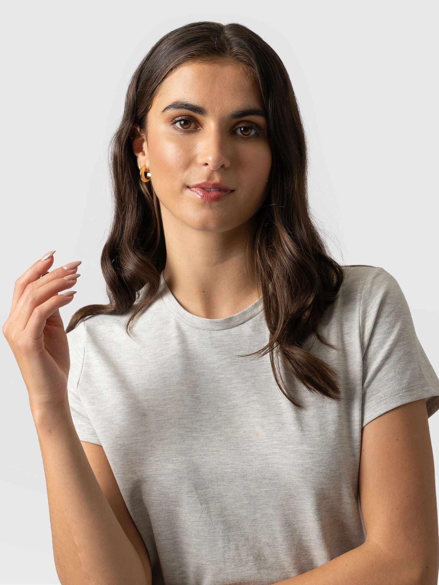 Easy Tee Grey - Women's T-Shirts | Saint + Sofia® USA