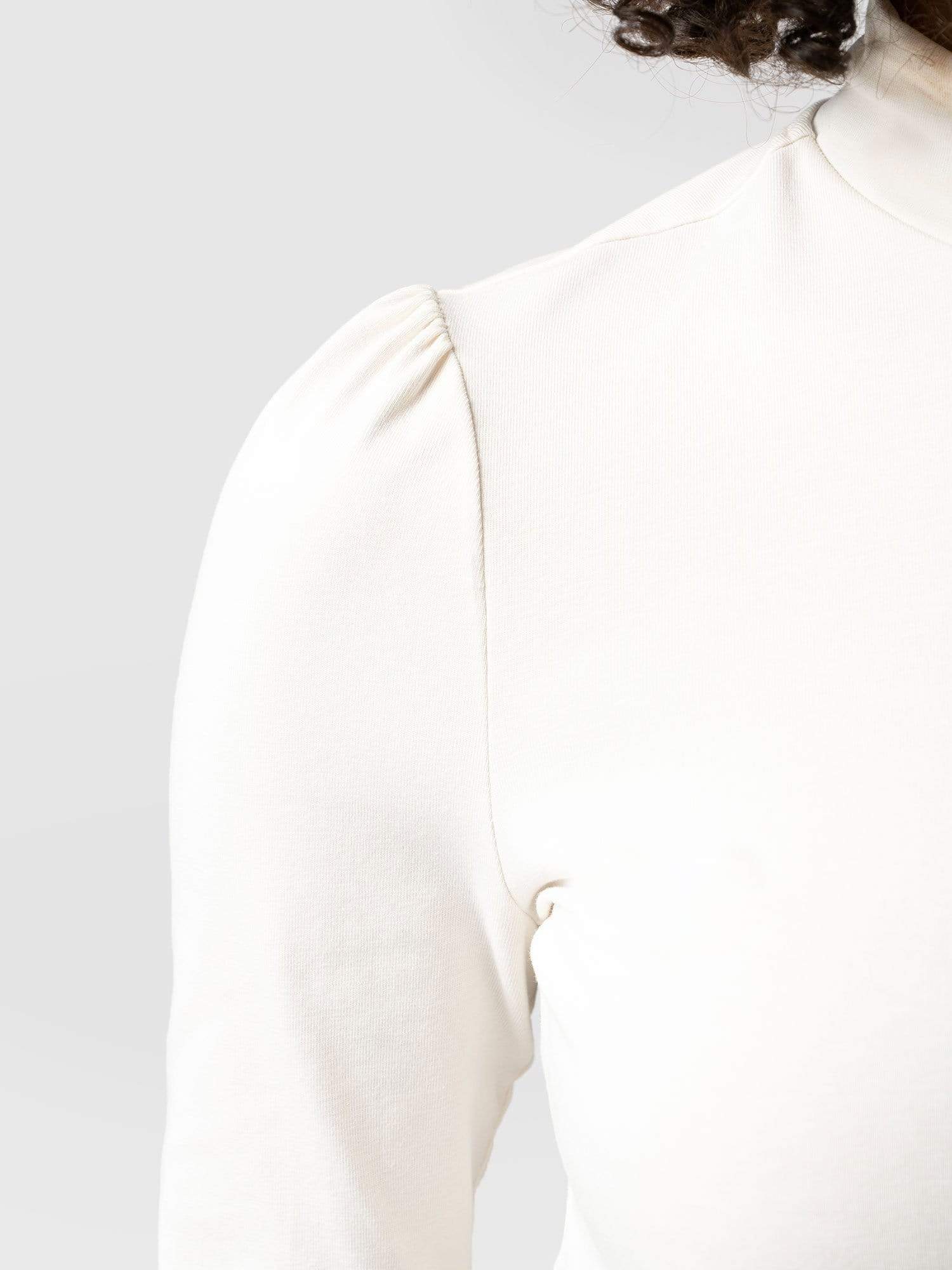 Pretty Mock Neck Cream - Women's Tops | Saint + Sofia® USA