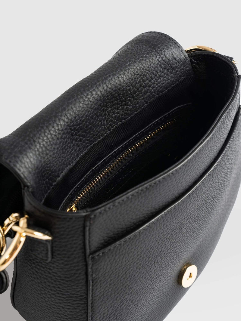 Saddle Bag Black - Women's Purses | Saint + Sofia® USA