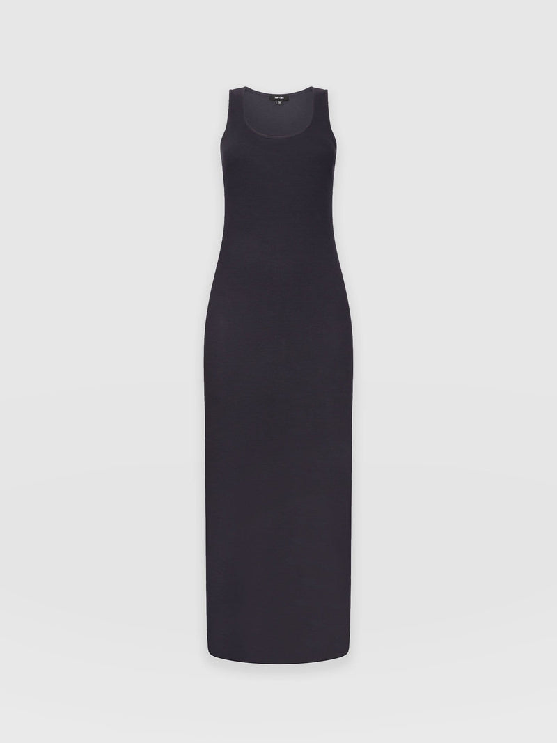Sleeveless Rib Dress Navy - Women's Dresses | Saint + Sofia® USA