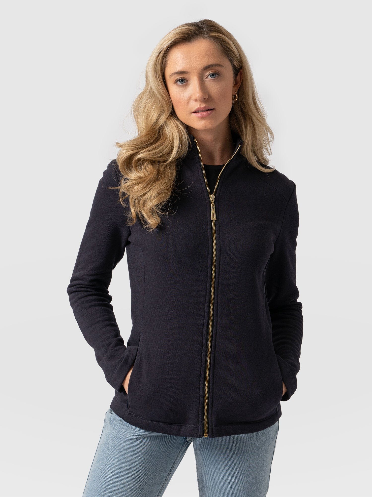 Soho Jacket Navy - Women's Jackets | Saint and Sofia® USA