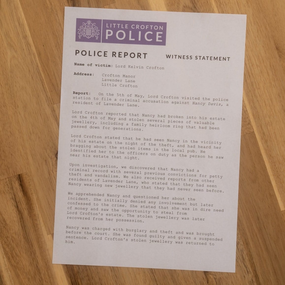 Saint & Sofia - Lavender Lane