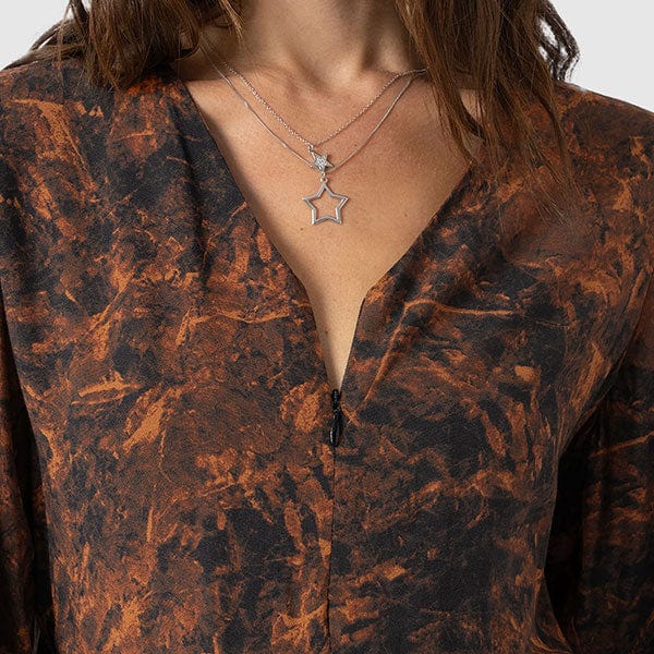 Zipped Neckline