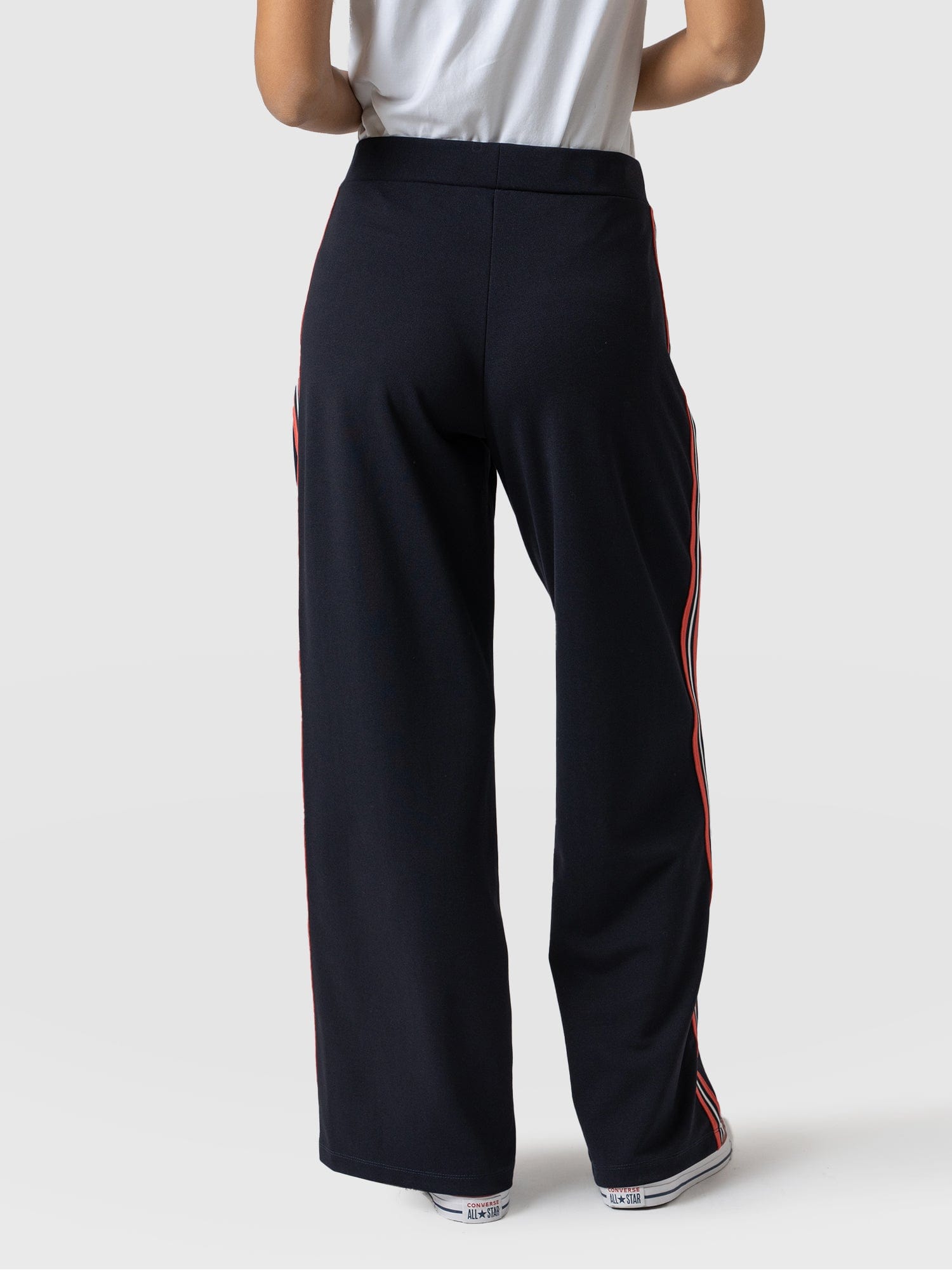Victory Straight Leg Pant Navy/Red Stripe - Women's Trousers 