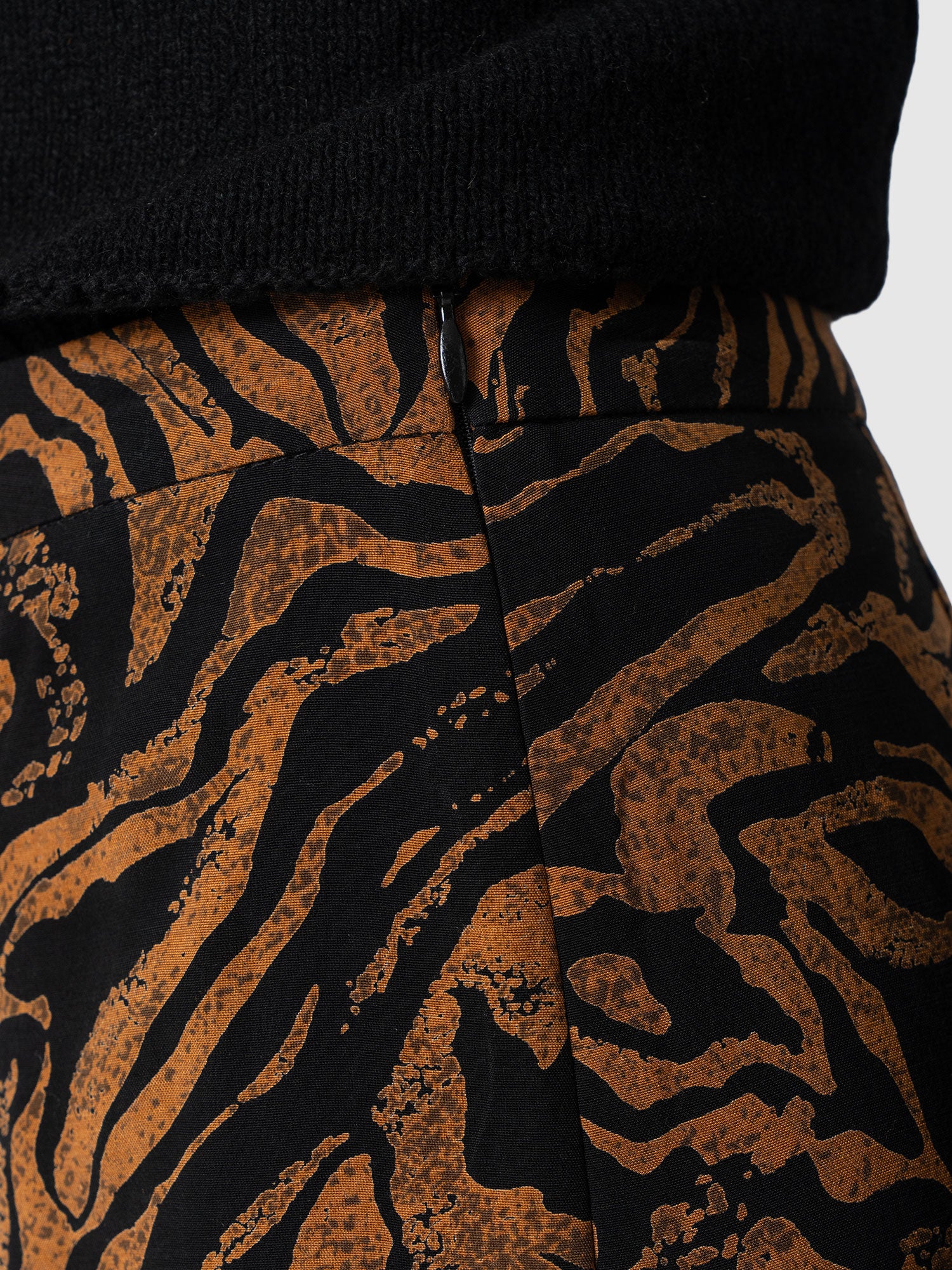 Audrey Skirt - Brown Zebra