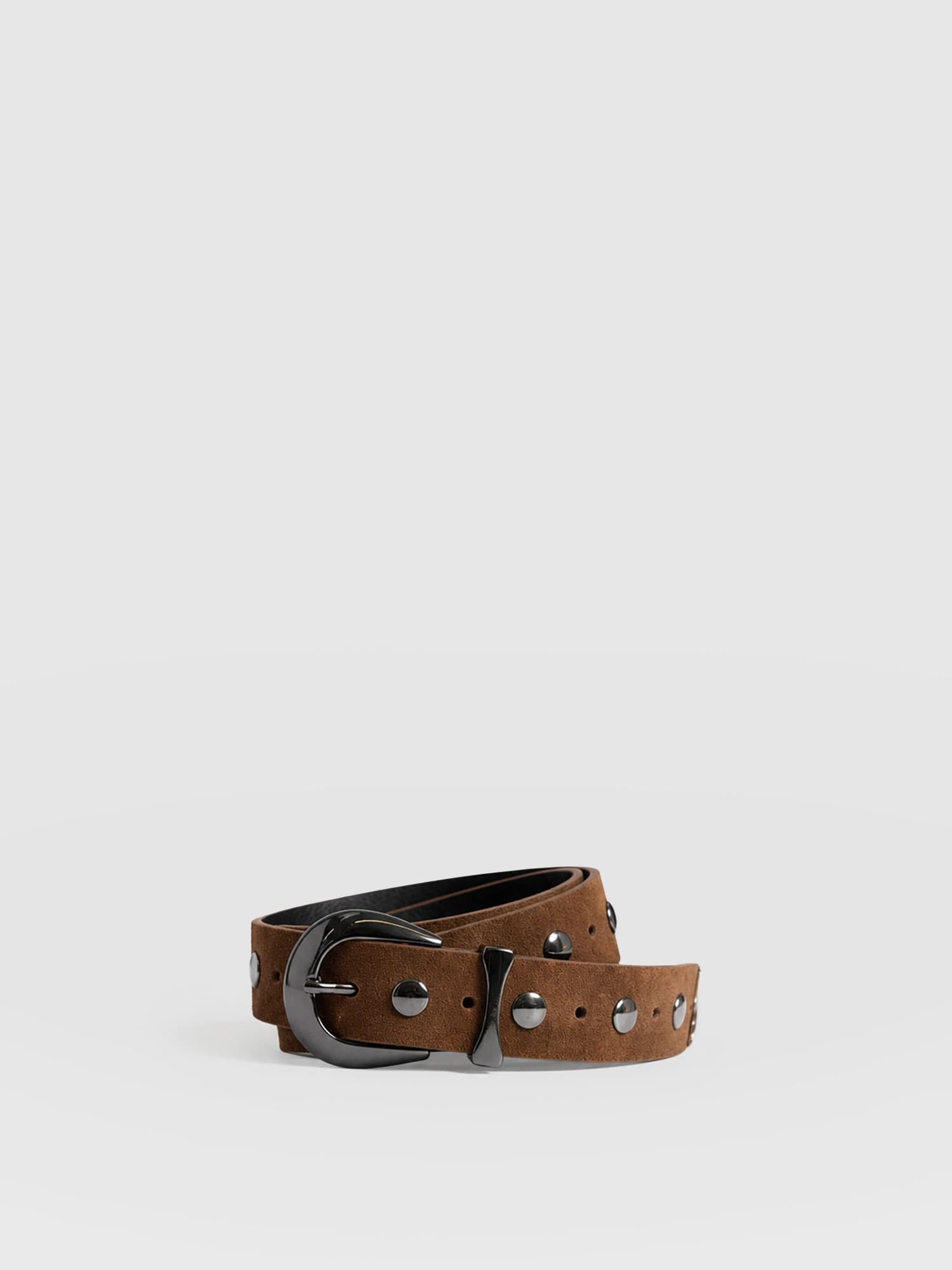 Roxie Studded Belt - Camel