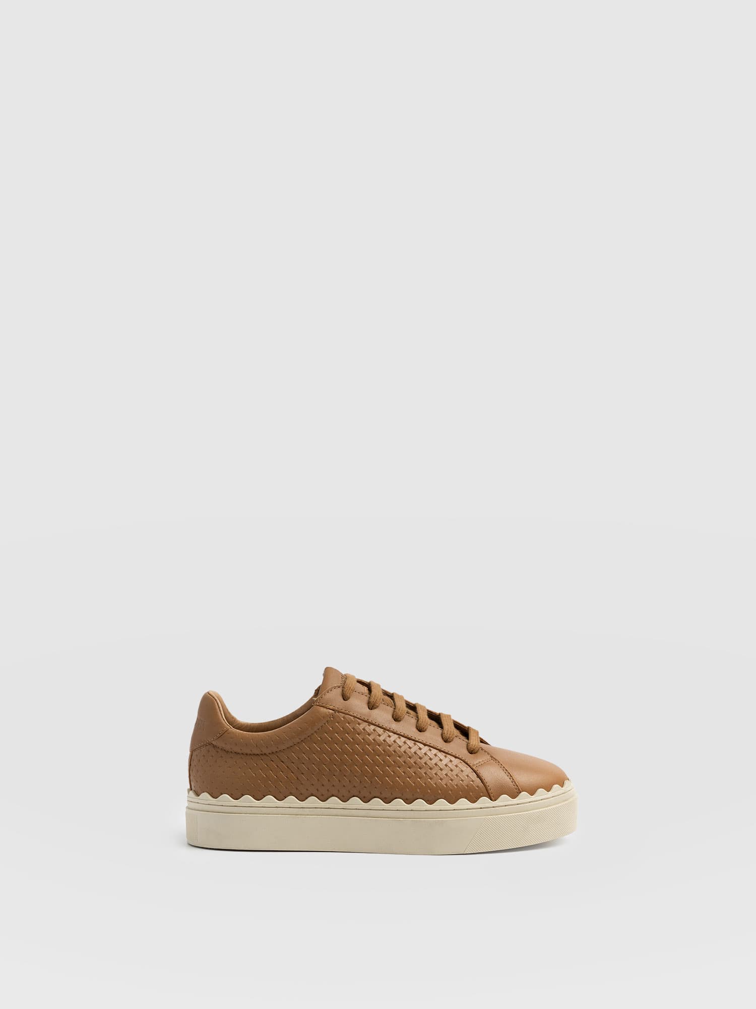 Brook Scallop Sneaker - Tan